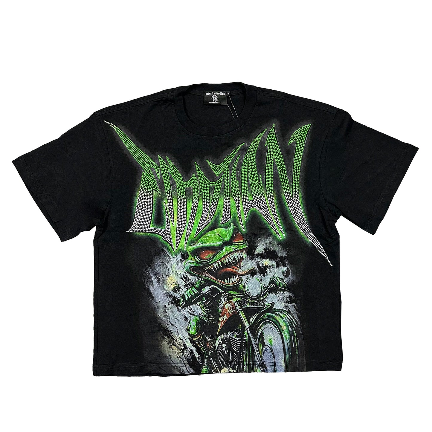 Mixed Emotions Rhinestone Tee Goblin