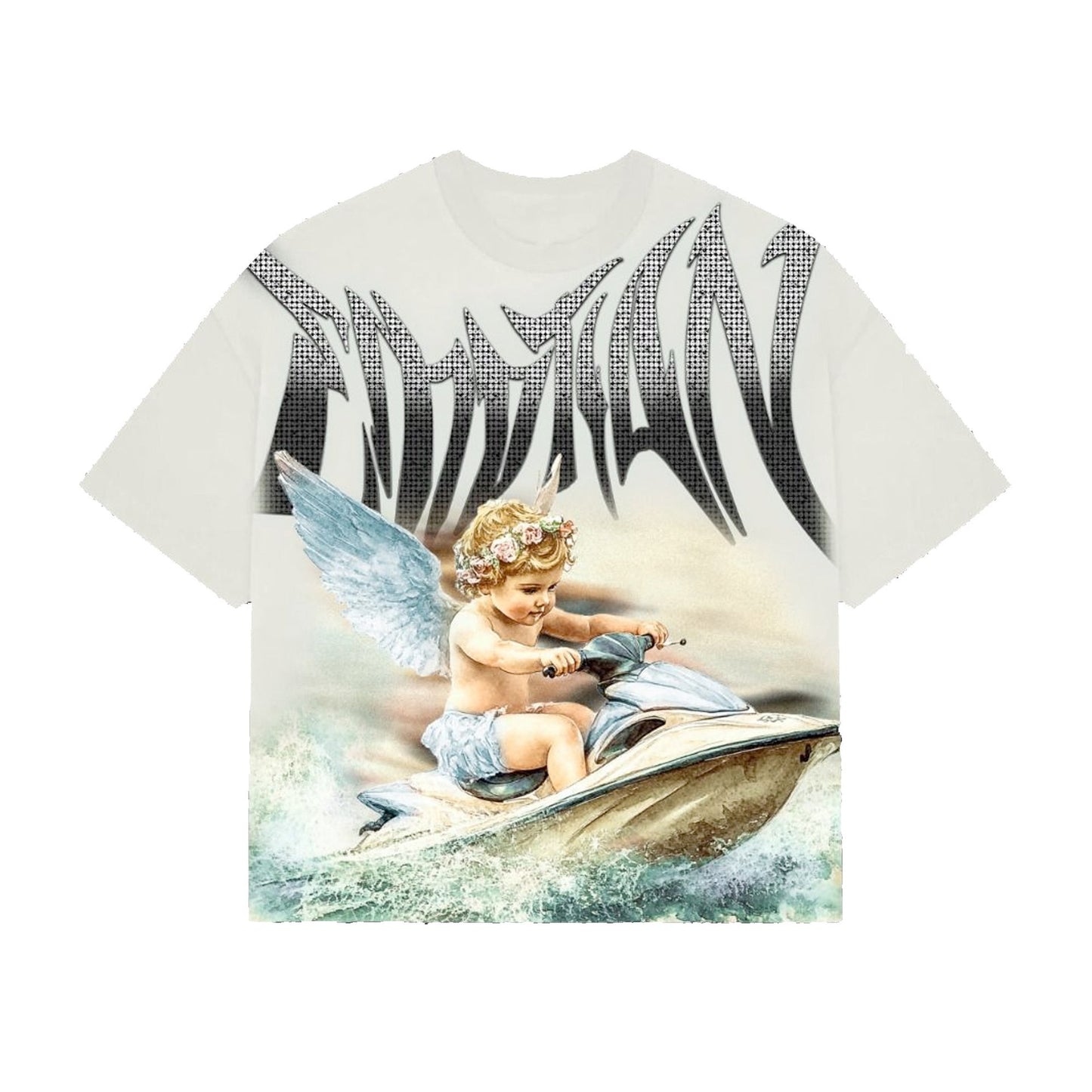 Mixed Emotions Rhinestone Tee Jetski