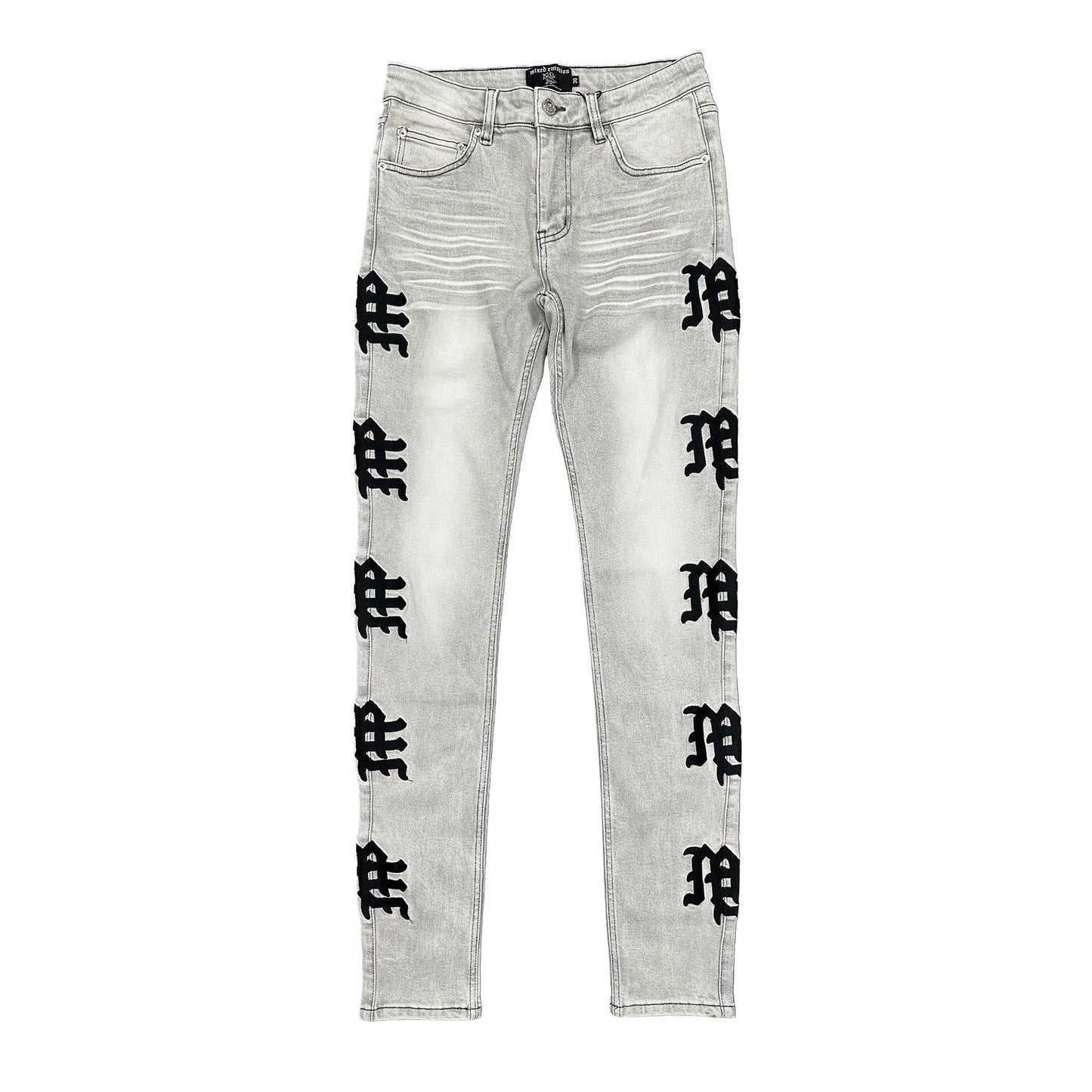 Mixed emotions Monogram Denim Grey Wash