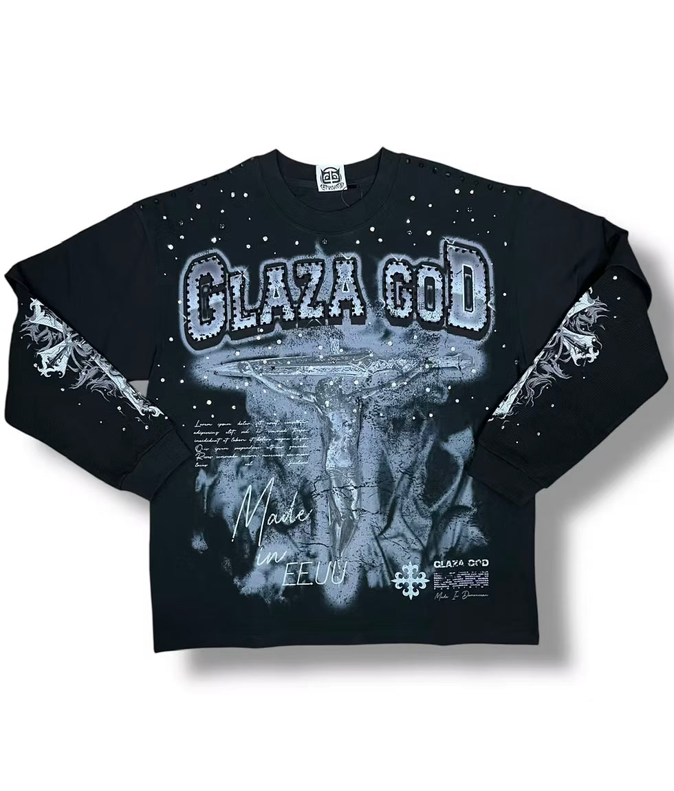 Glaza God Black Long Sleeve