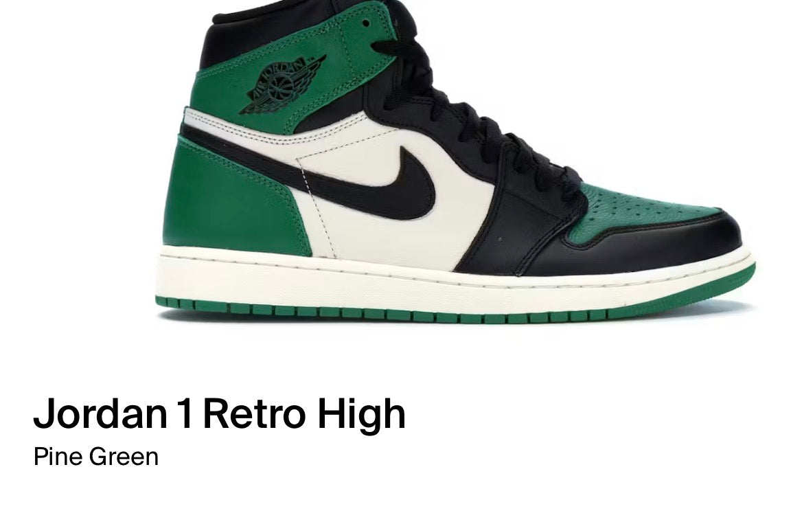 Jordan 1 Retro High
Pine Green