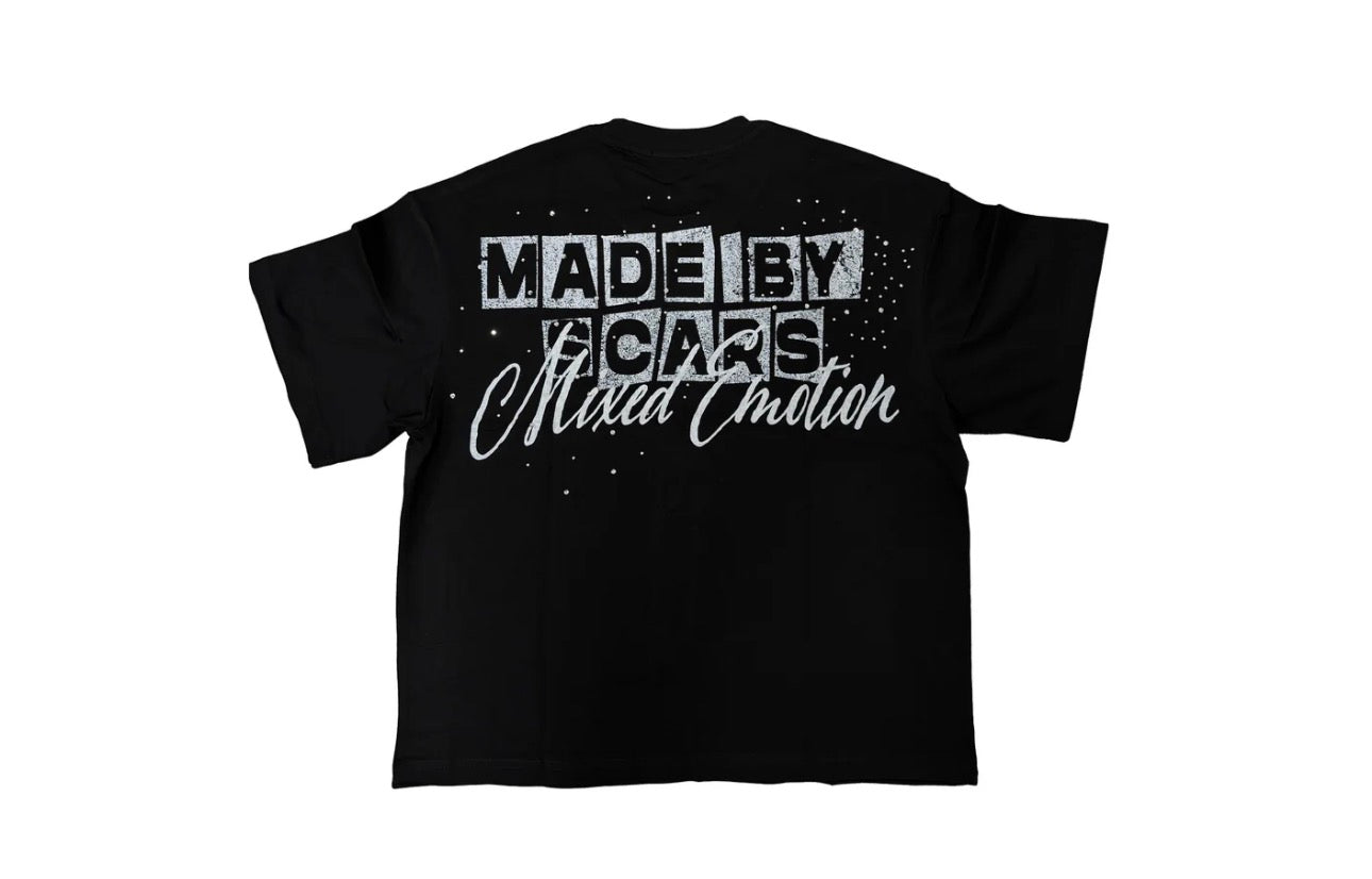 Mixed Emotions Black “Scar” Tee