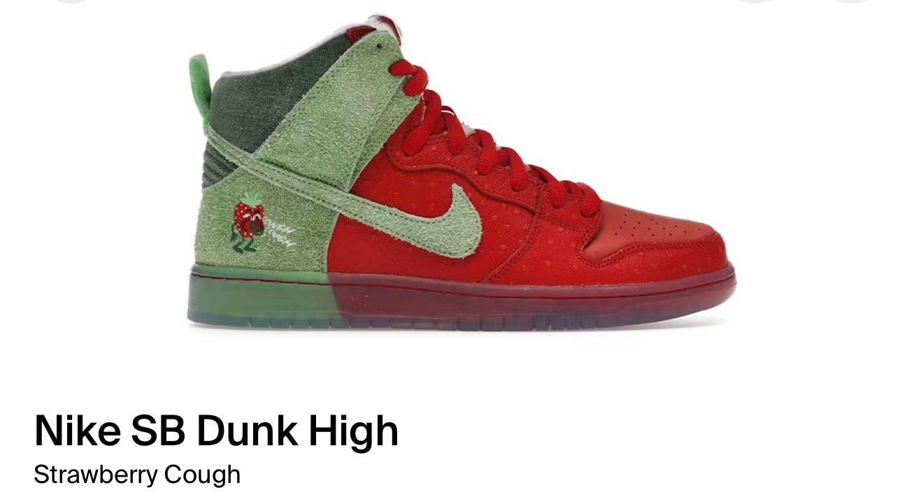 Nike SB Dunk High
Strawberry Cough