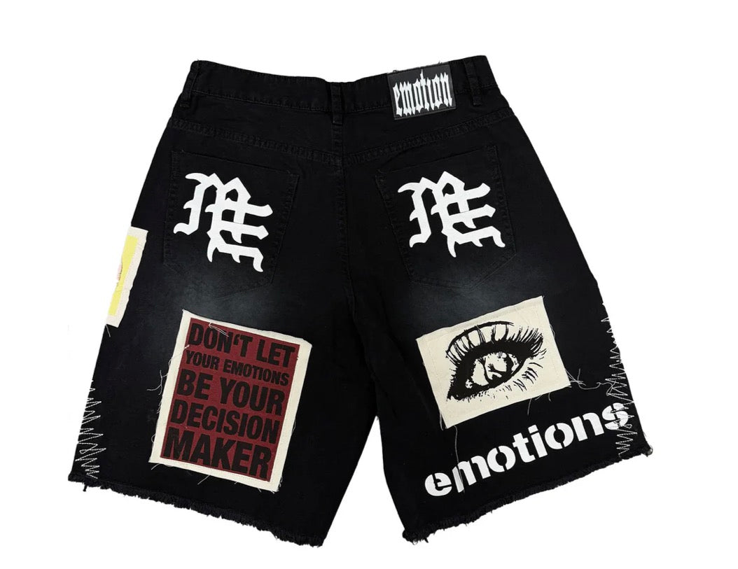 Mixed emotions Black Chaos Carpenter Shorts