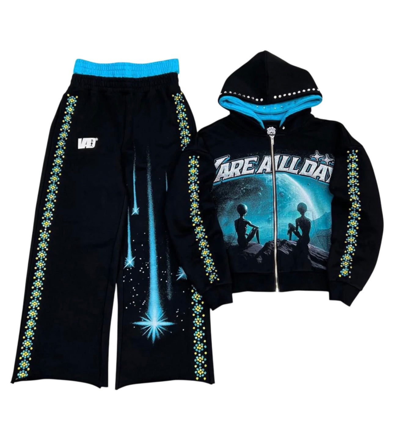 VareAllDay ALIEN INVASION SET BLUE AQUA