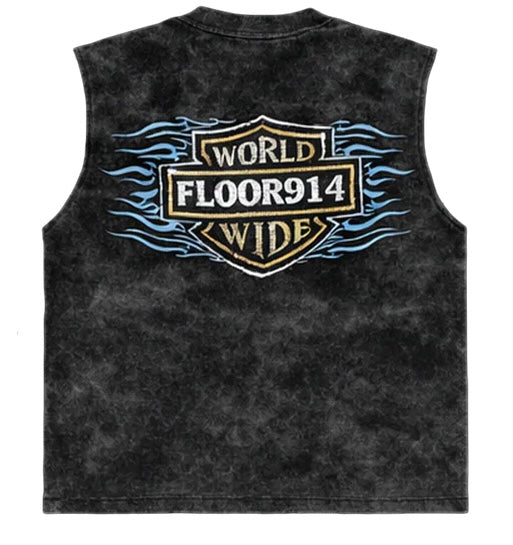 Floor914 Light Blue Skystricker Sleeveless Shirt