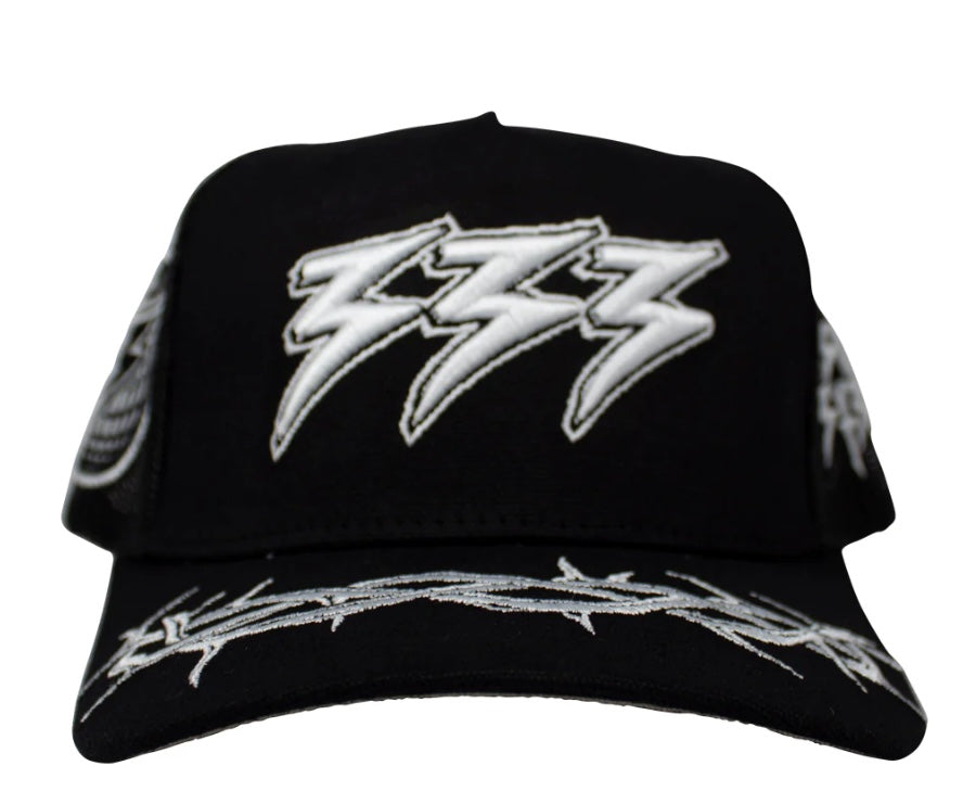 333 Hat (blk/white)