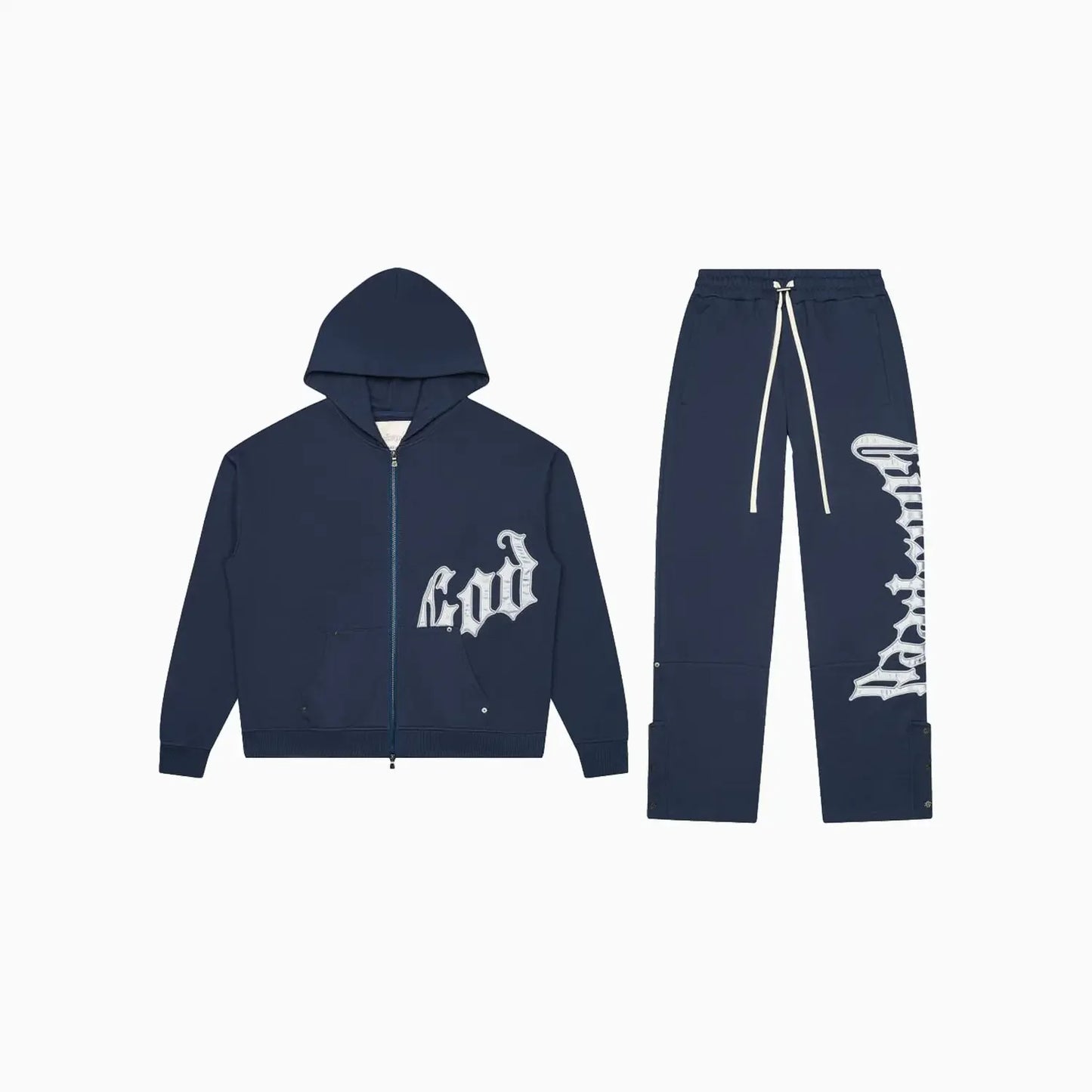 Godspeed OG Logo Sweatsuit Navy Silver Boom