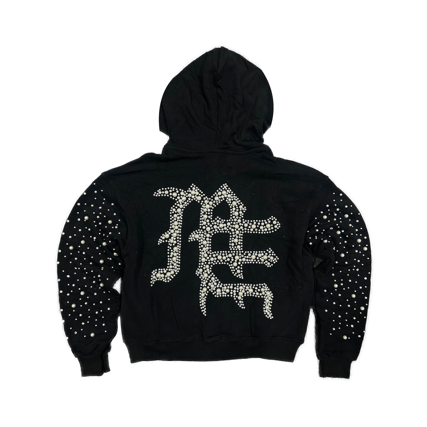 Mixed Emotions Black “Pearl” Hoodie