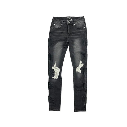 Midnight Monogram Mixed Emotion Jean (Distressed)