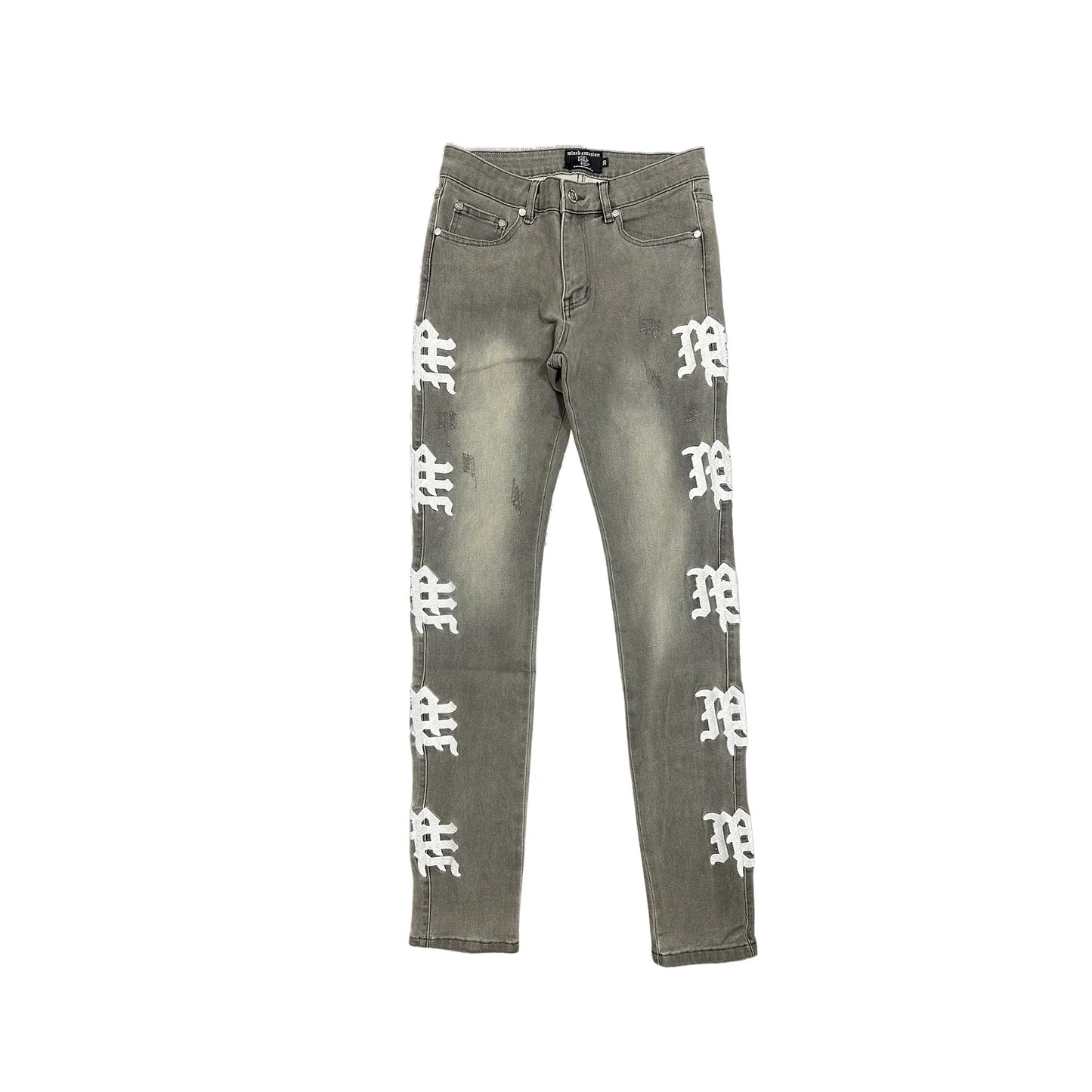 Ash Monogram Mixed Emotion Jean (Distressed)