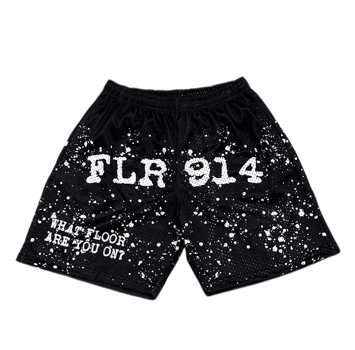 Floor914 Splatter Short (black)