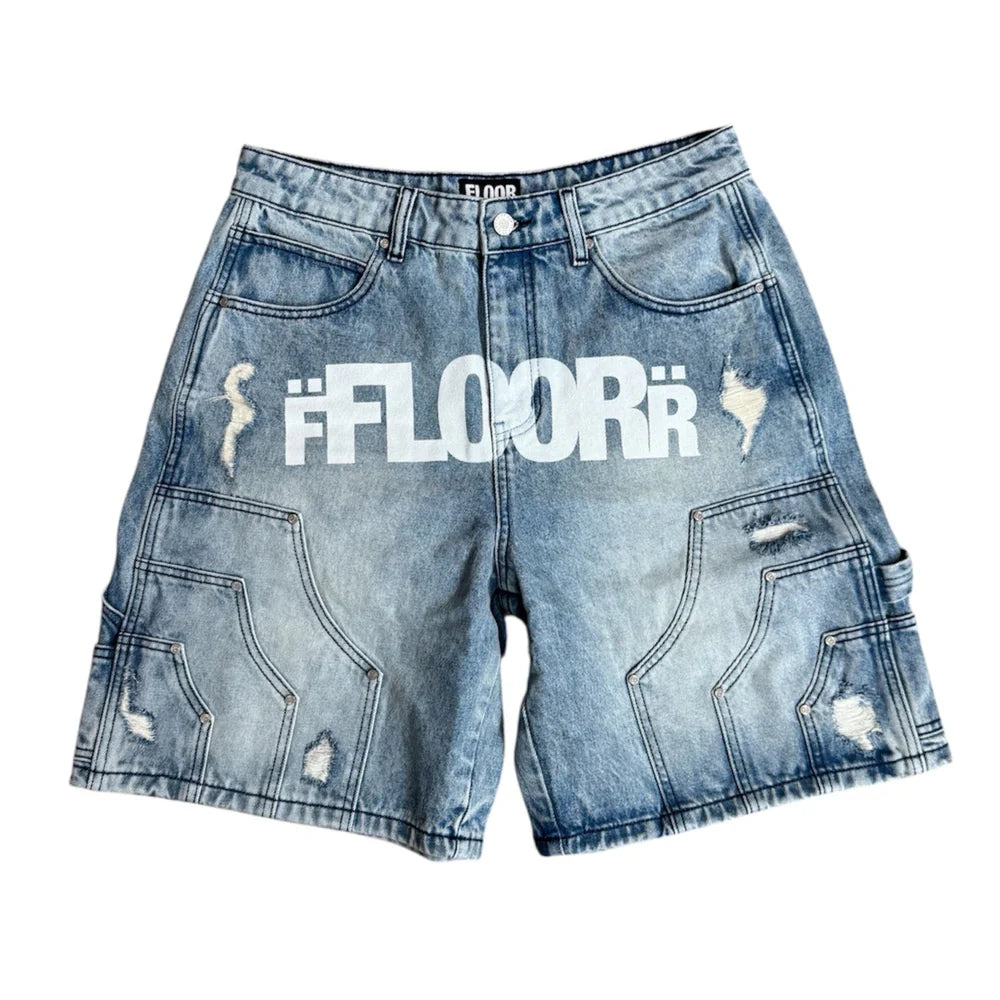 Floor914 Jean shorts (blue)