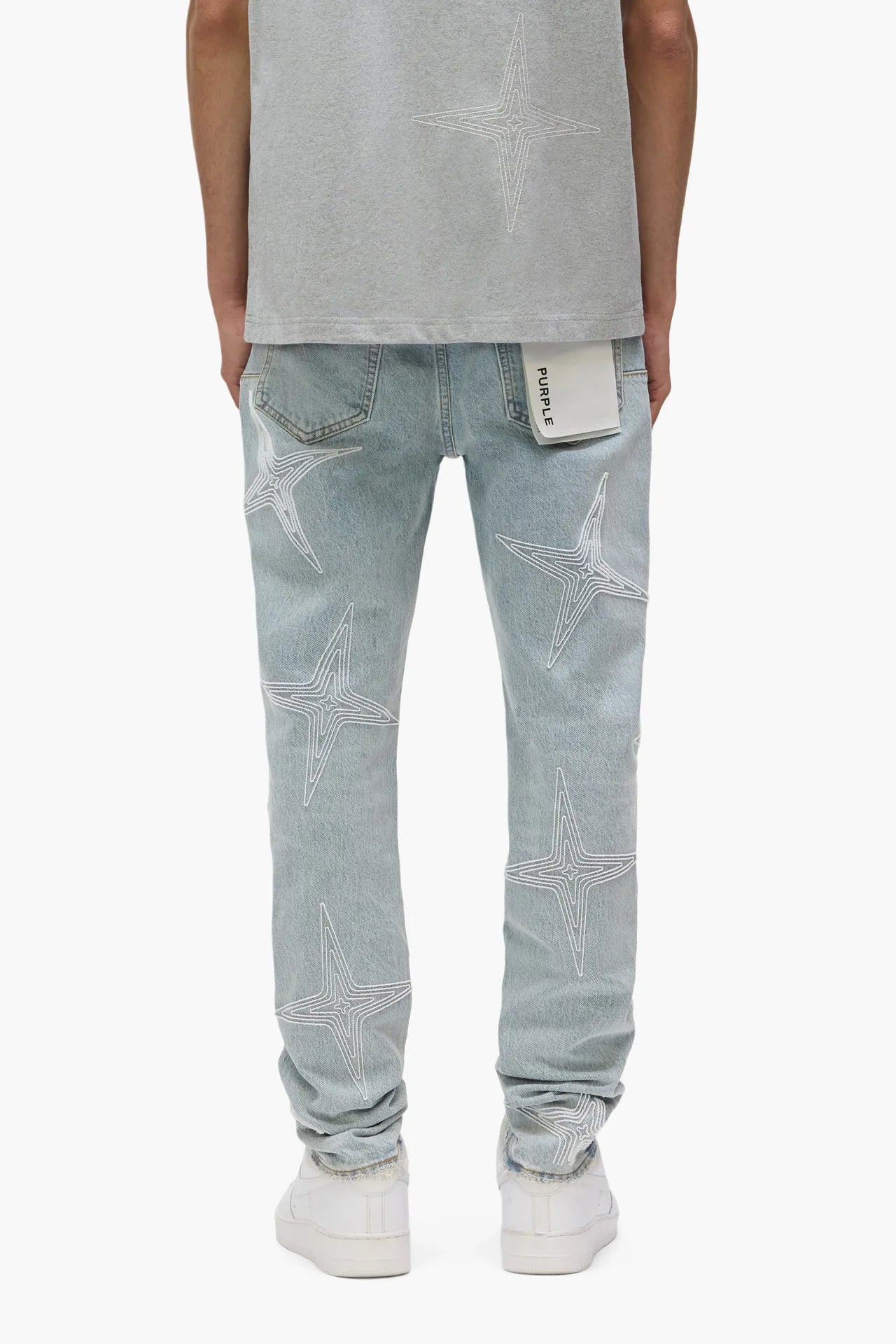 Purple Jeans Light Indigo Tuffetage Stars