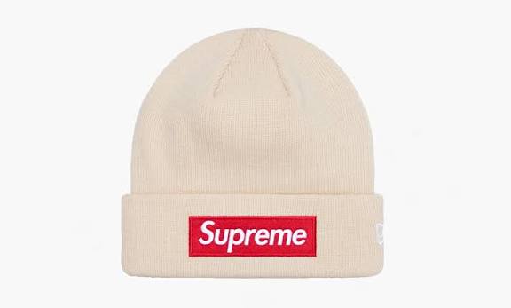 Supreme New Era Beanie Box Logo Stone