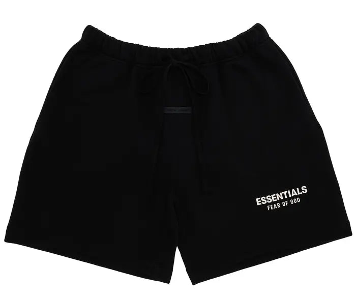 Essentials Kids Shorts Black and White