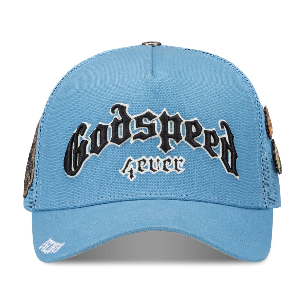 Godspeed FOREVER TRUCKER HAT (SKY BLUE)