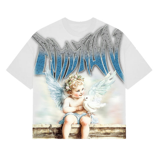 Mixed Emotions Rhinestone Tee Dove