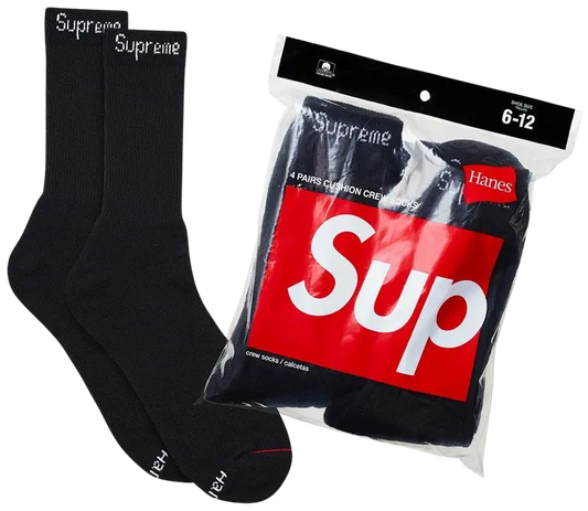 Supreme socks BlK