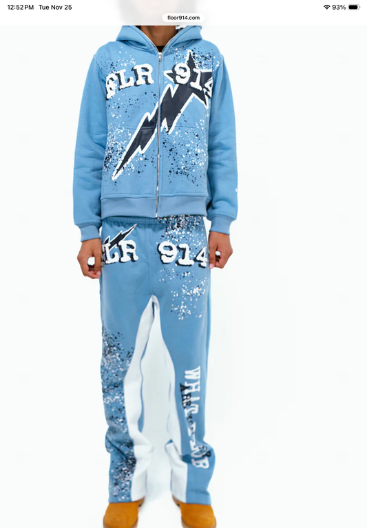 Floor914 Blue Sweatsuit