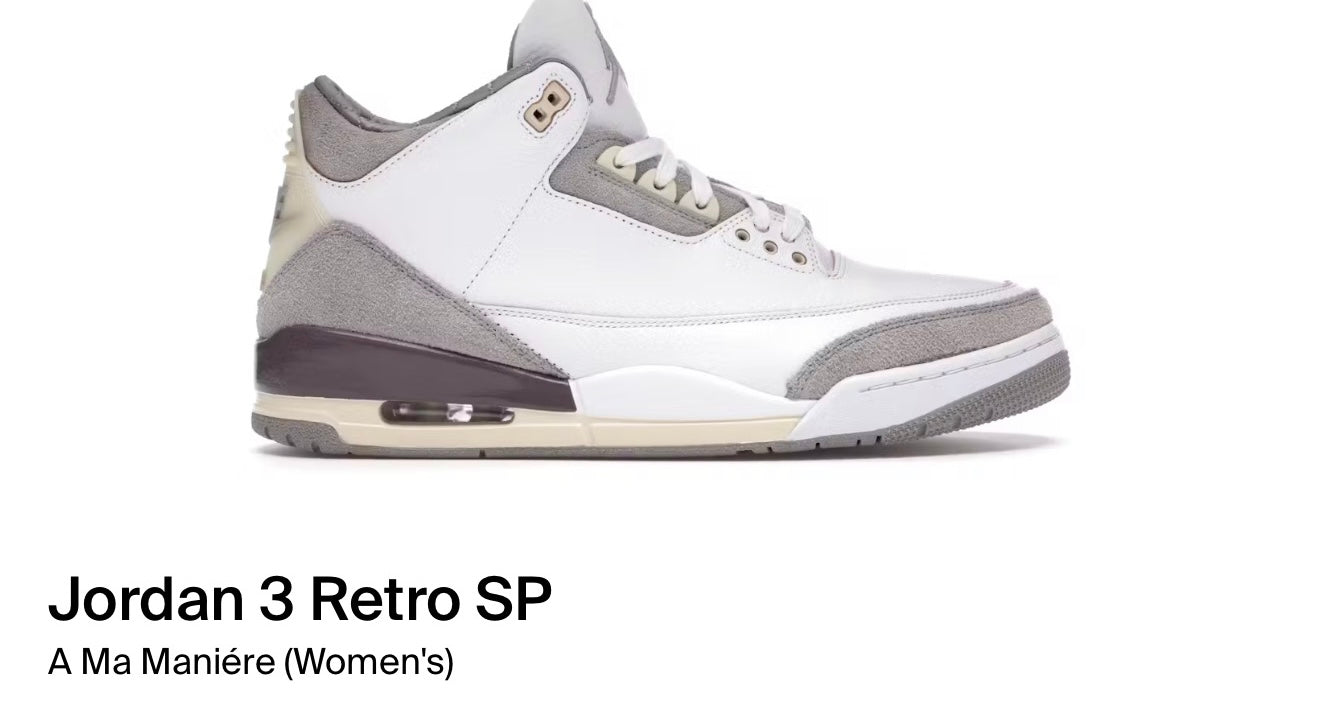 Jordan 3 Retro SP
A Ma Maniére (Women's)