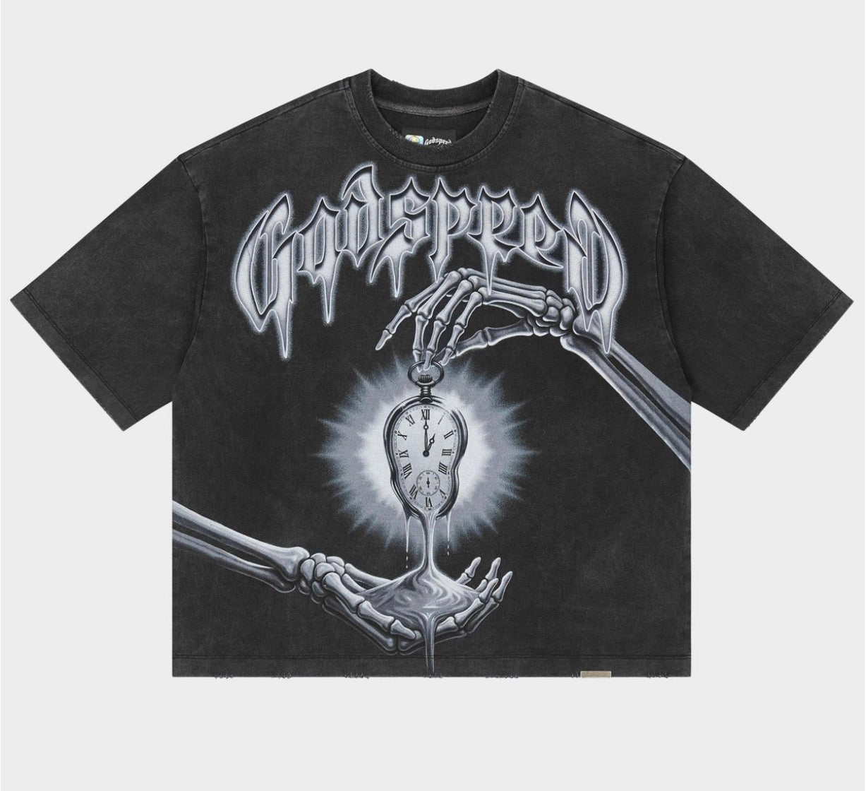 Godspeed Borrowed Time T-shirt (Black Wash)