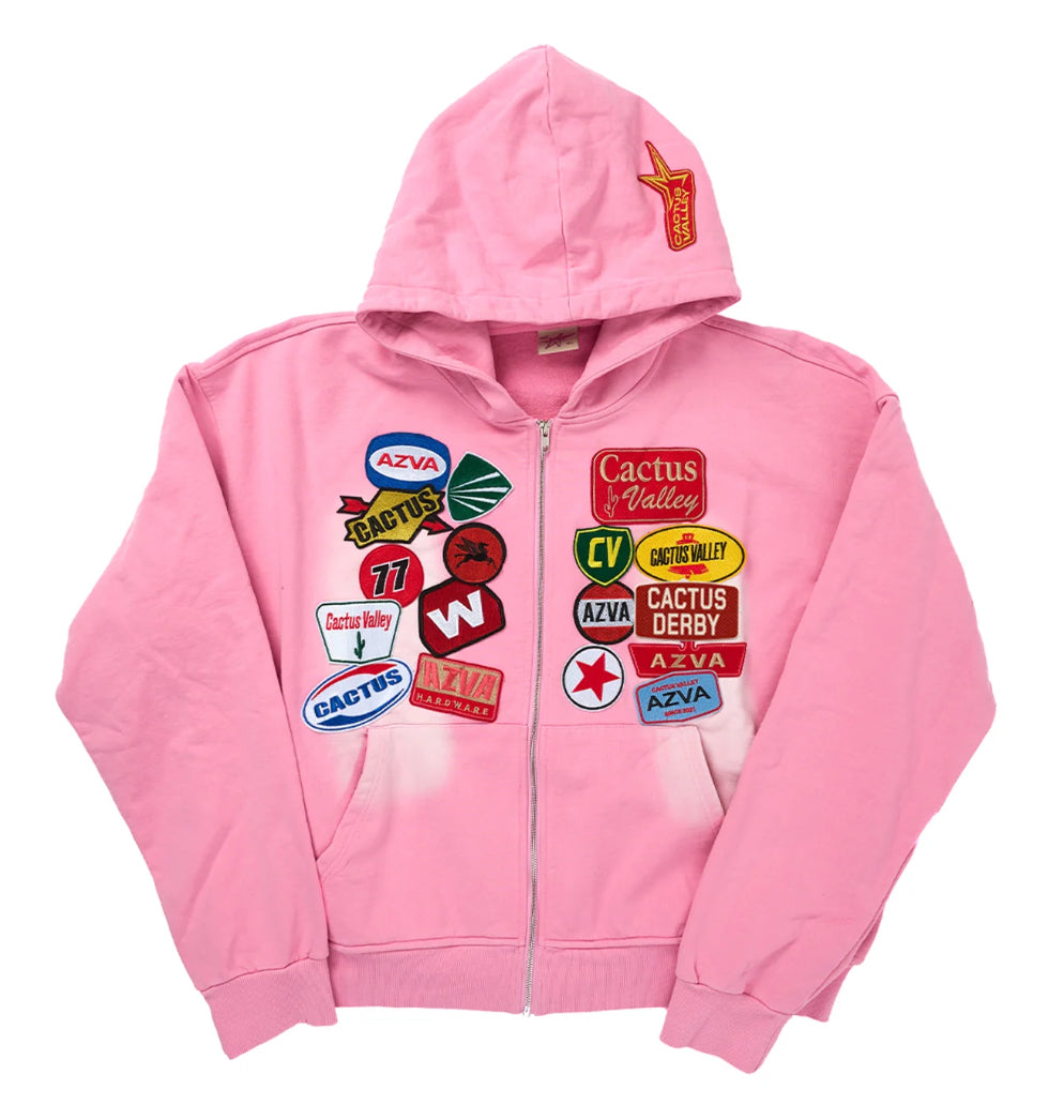 AZVA Rest Stop Zipup - Pink
