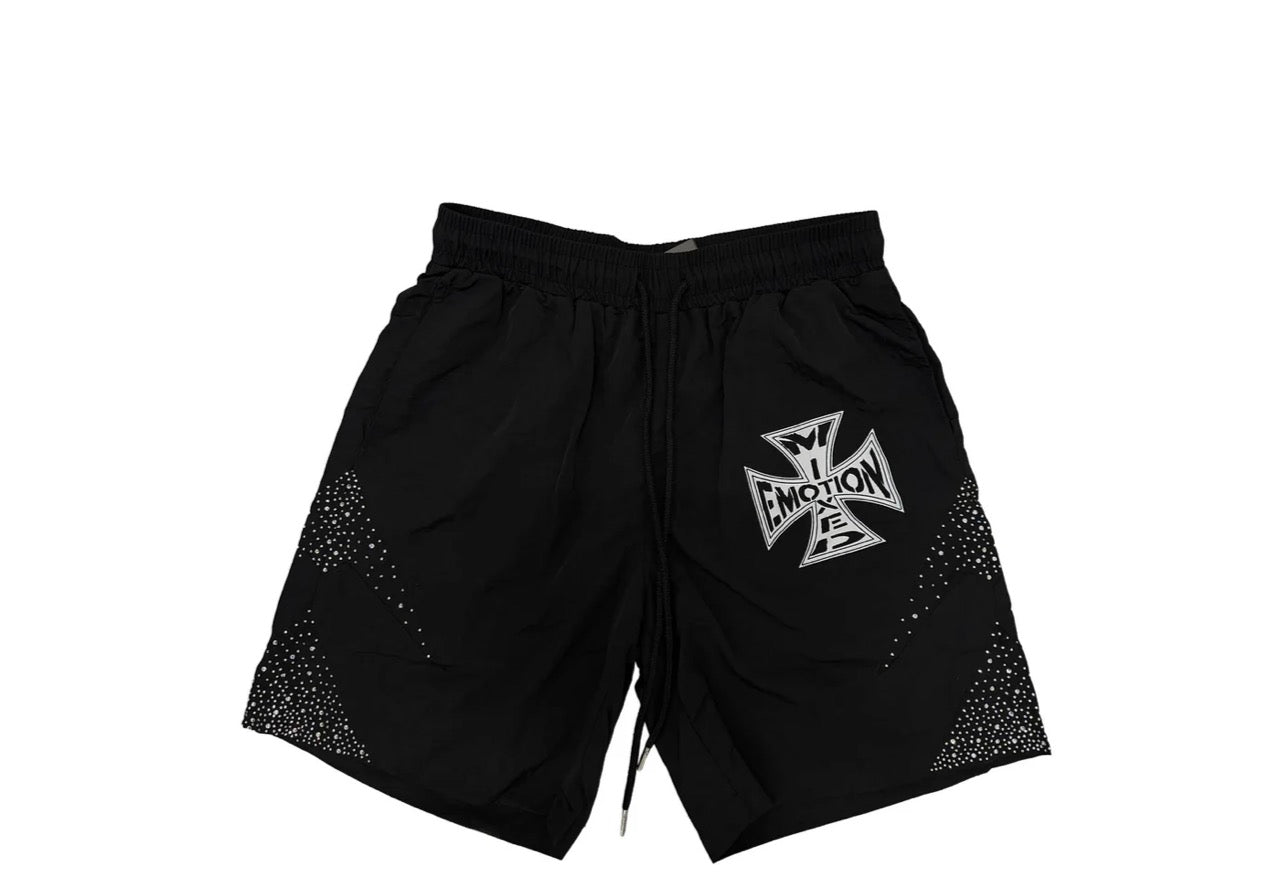 Mixed Emotions Black ‘Classic’ Nylon Shorts