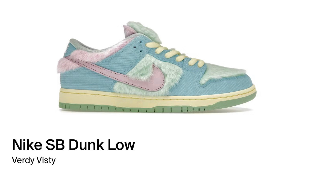 Nike SB Dunk Low
Verdy Visty