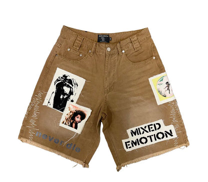 Mixed emotions Chaos Khaki Carpenter Shorts