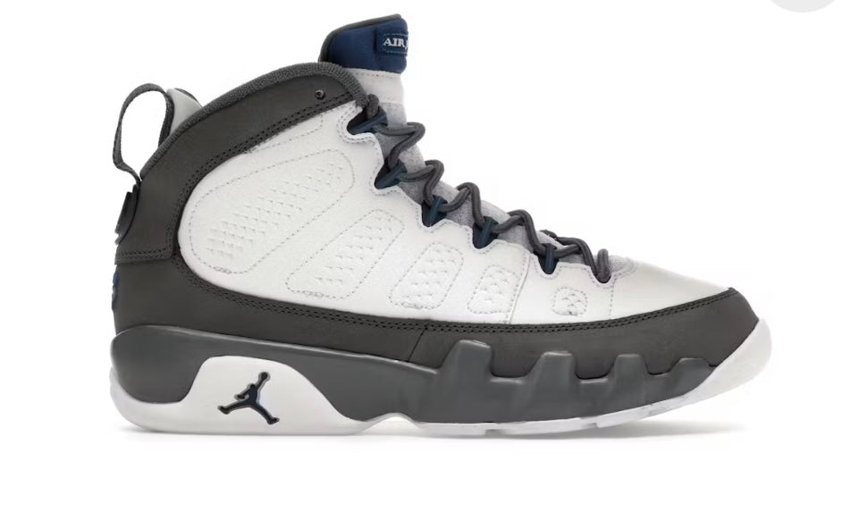 Jordan 9 Retro
Flint Grey French Blue (2026)