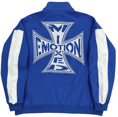 Mixed Emotion Blue Quarter Hoodie