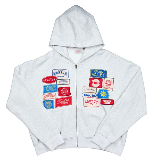 AZVA Roadside Zipup - Grey