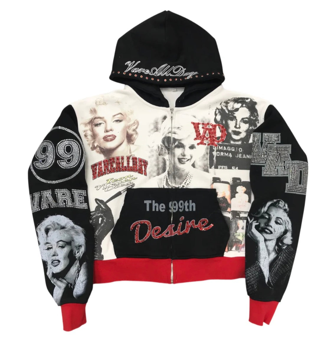 VareAllDay “Marilyn Monroe” Hoodie Zipup