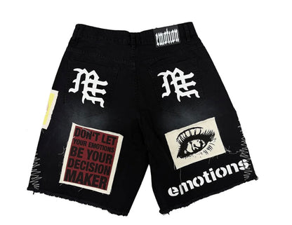 Mixed emotions Black Chaos Carpenter Shorts