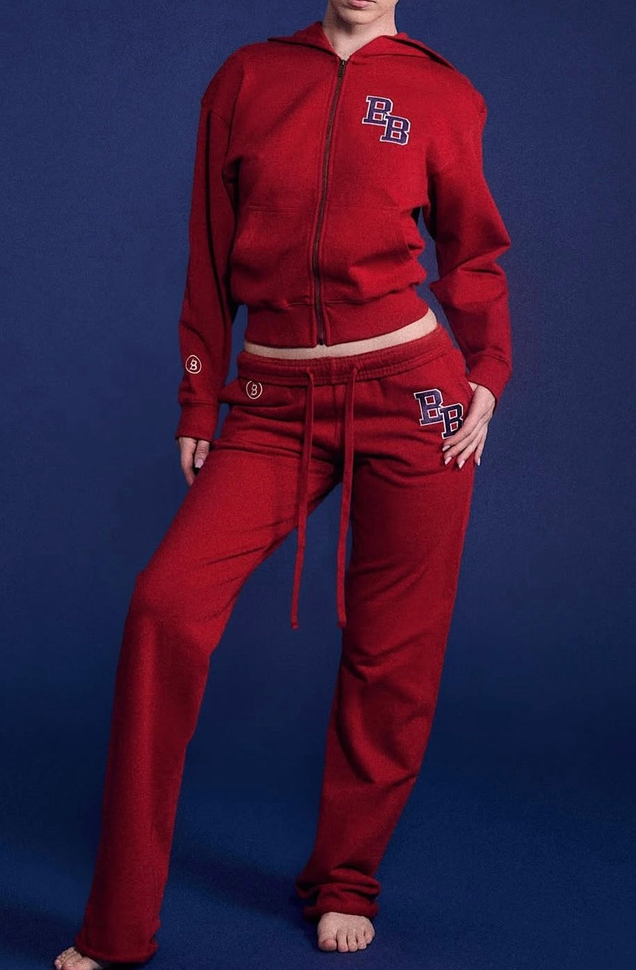Body By Raven Red Full Sweatsuit