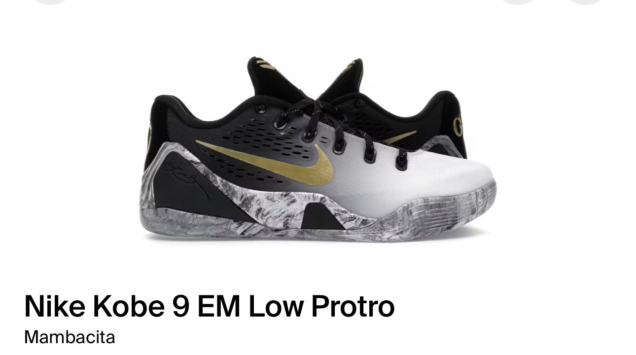 Nike Kobe 9 EM Low Protro

Mambacita
