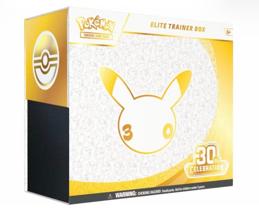 2026 Pokémon Mega Evolution 30th
Celebration
Elite Trainer Box