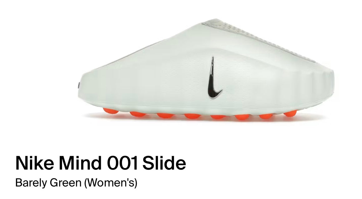 Nike Mind 001 Slide
Barely Green (Women's)