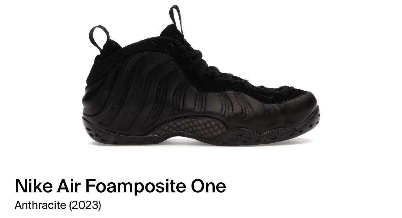 Nike Air Foamposite One
Anthracite (2023) Black
