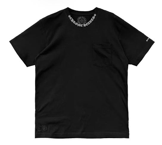 Chrome Heart Short Sleeve Pocket Crew T-Shirt