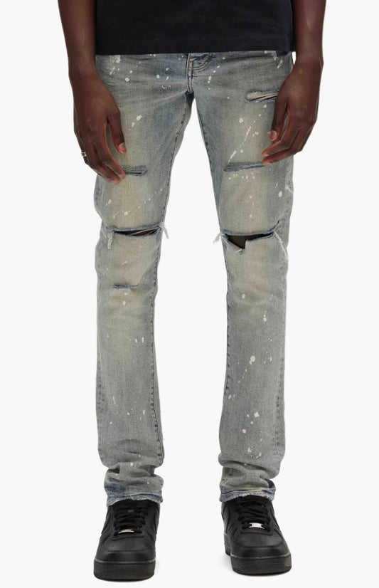 Purple Jeans Light Indigo Paint