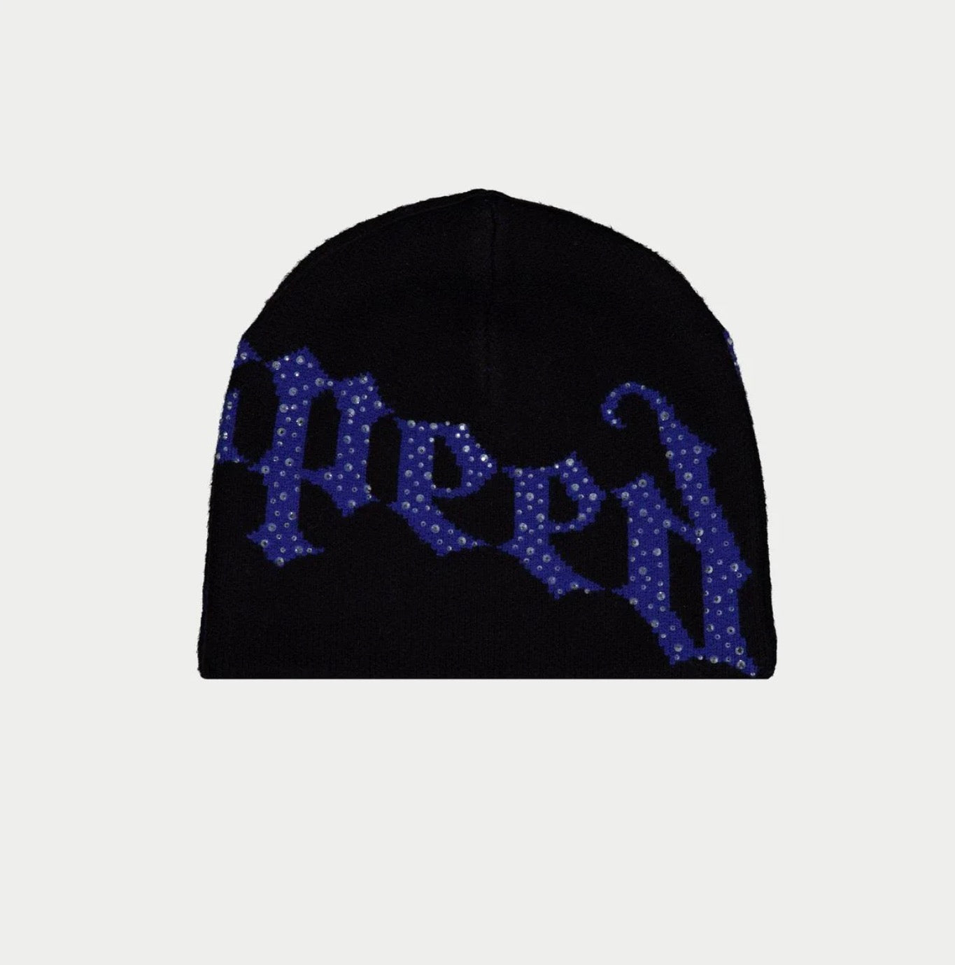 GODSPEED OG LOGO STUDDED BEANIE BLACK/BLUE