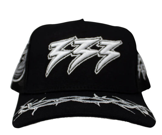 333 Hat (blk/white)