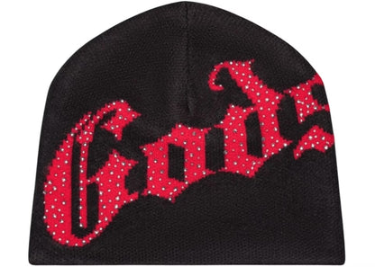 Godspeed OG Logo Studded Beanie Black/Red