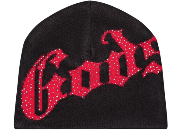 Godspeed OG Logo Studded Beanie Black/Red