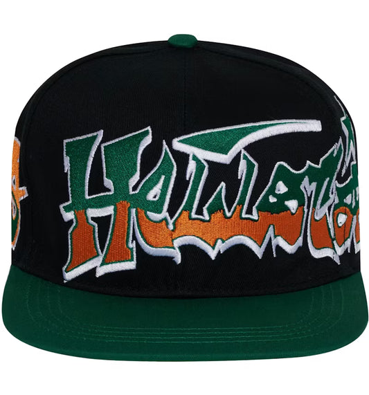 Hellstar Records Hat Snapback Green/Black