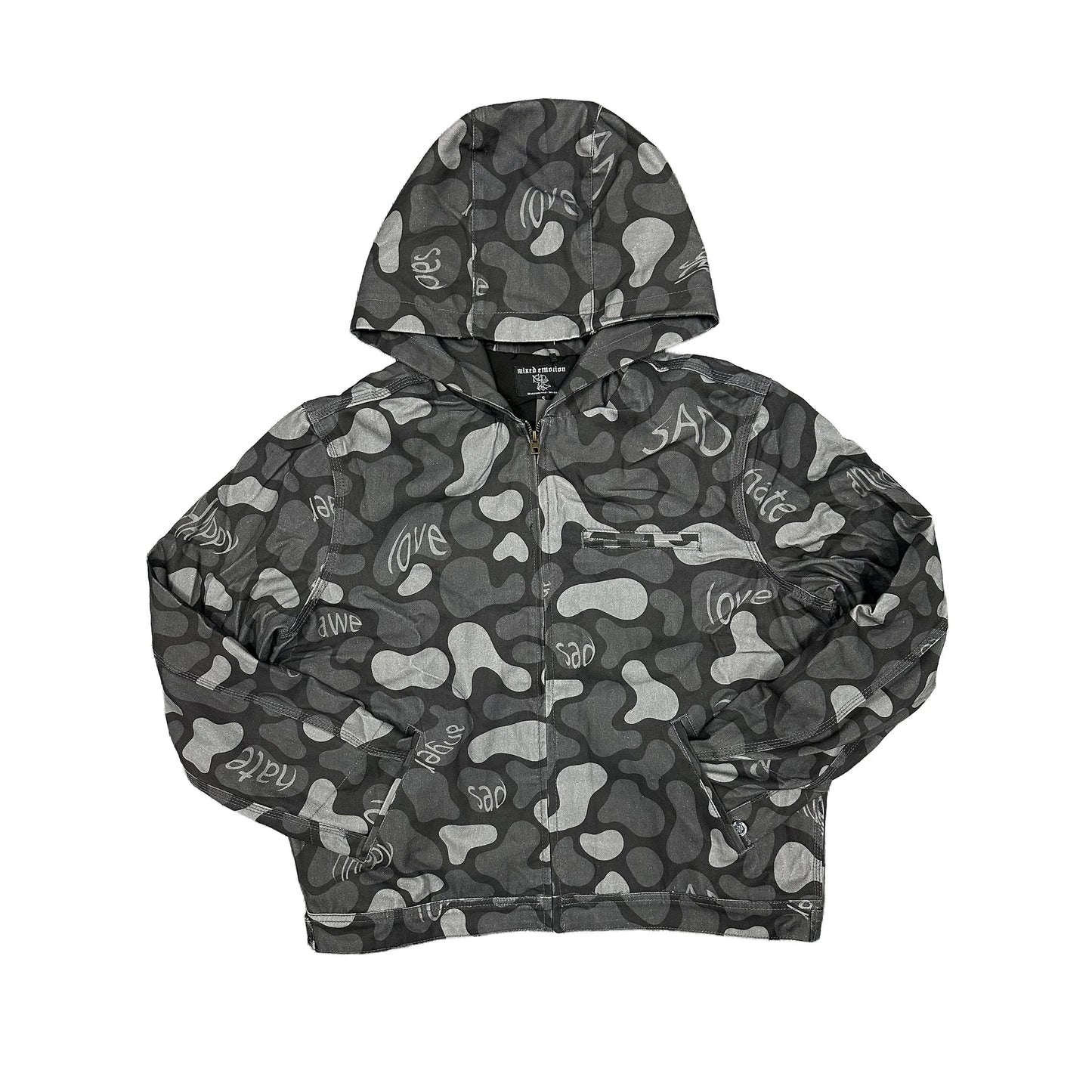 Mixed Emotion Black Carpenter Jacket