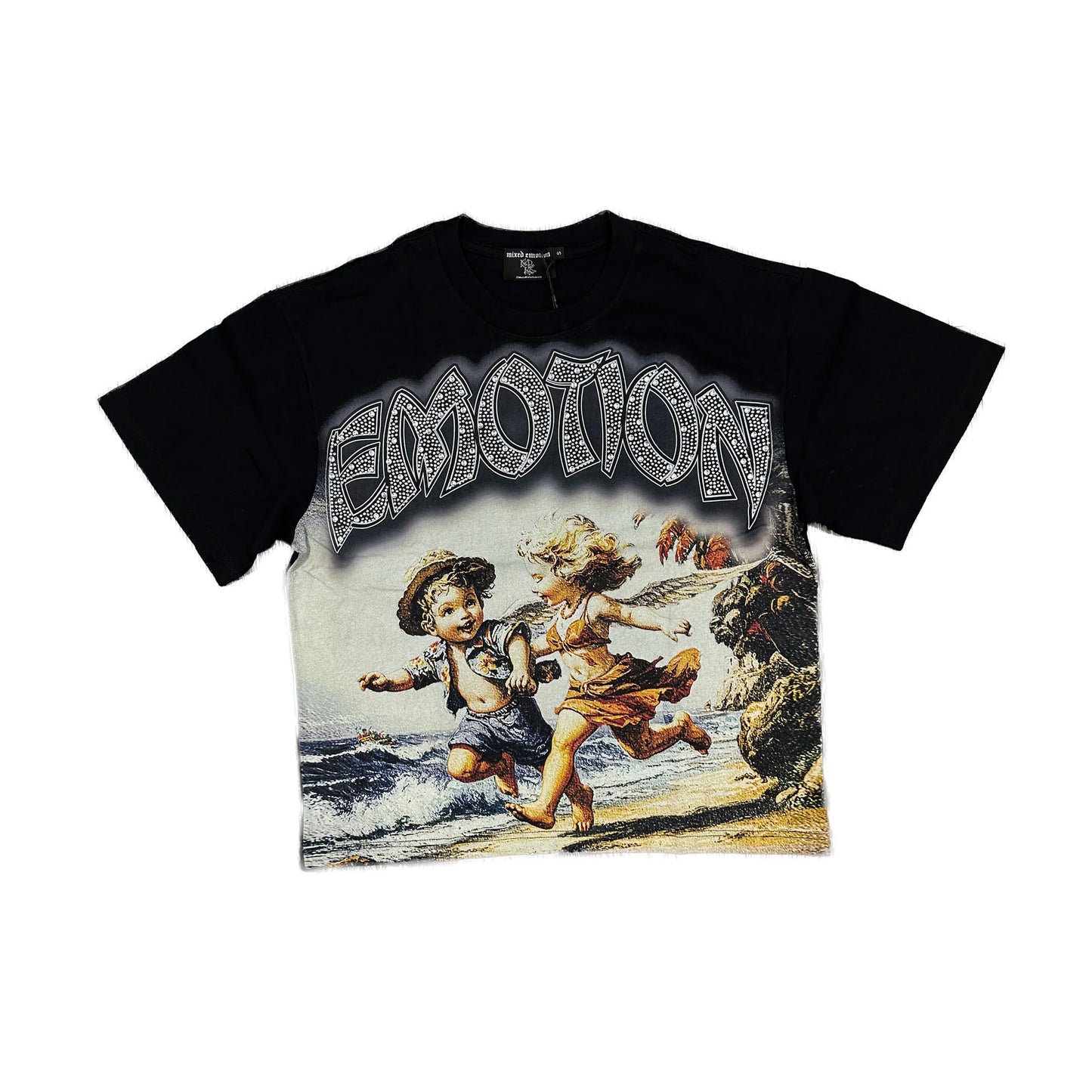 Mixed Emotion Black Seaside Tee