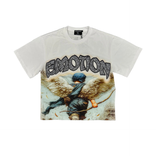 Mixed Emotion White Arch Angel Tee